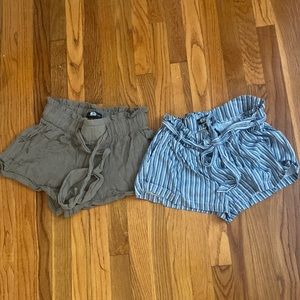 two womens medium rewash shorts